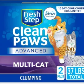 Fresh Step Clean Paws Cat Litter With Febreze Freshness